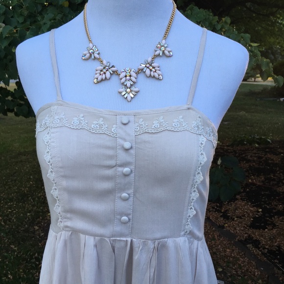 sale BEAUTIFUL LACE HEMMED MAXI 1 Med left - Picture 8 of 8