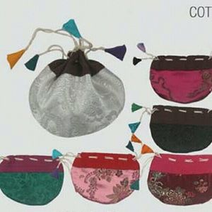 Cotton jewelry pouch