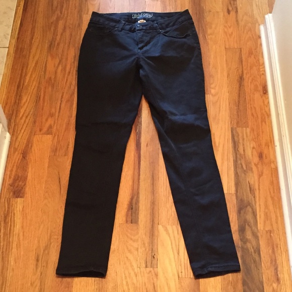 Size 10 stretch skinny jeans black/grey