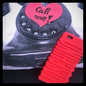 Phone case silicone Moschino