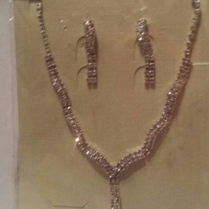 Necklace with matching earings
