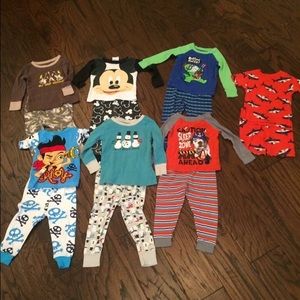 Lot of Boys 18 Month Pajamas