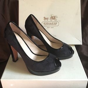 COACH Platform Shoes - Black