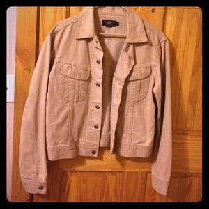 Ralph Lauren denim jacket. Med. (8-10) BEIGE