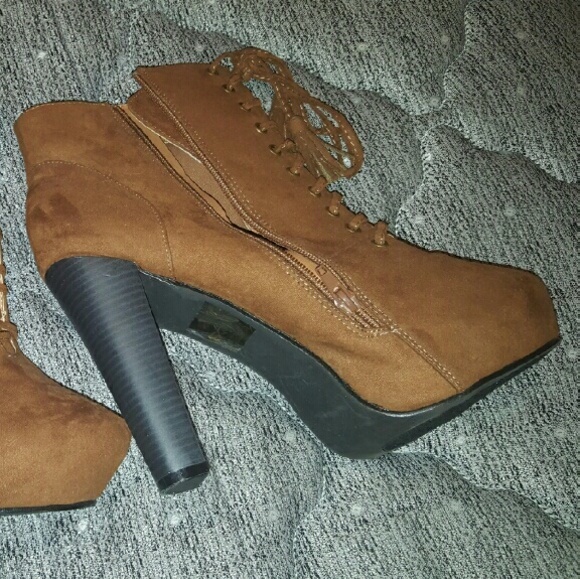 Sexy suede lace up heels