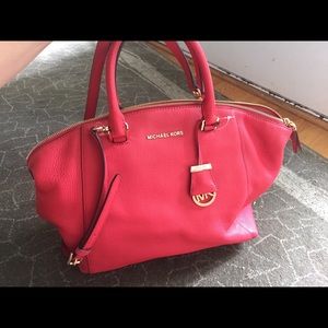 Coral Micheal Kors Handbag