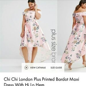 Chi Chi London Plus Size Dress