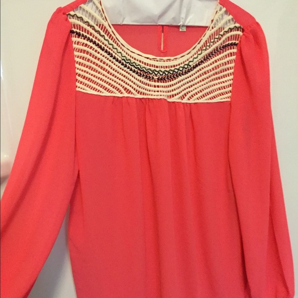 Woven, Flowing Long Sleeve
