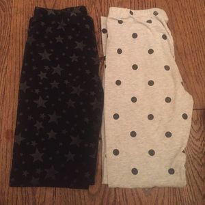 2 for 1! Girls leggings size 10-12