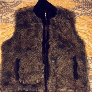 Faux Fur Vest!