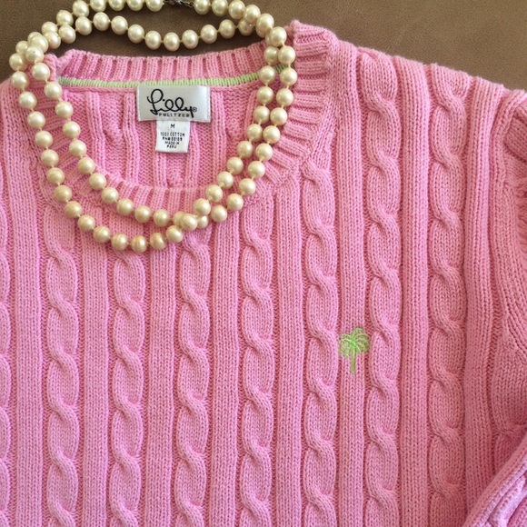 Lilly Pulitzer Cable Knit Sweater - Picture 3 of 4