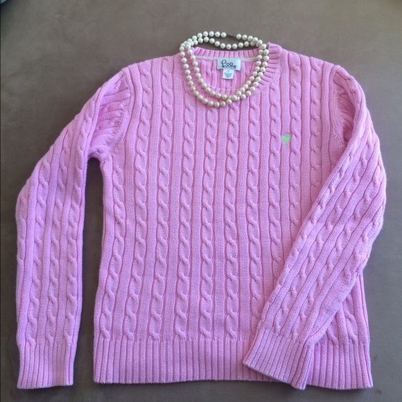 Lilly Pulitzer Cable Knit Sweater - Picture 4 of 4
