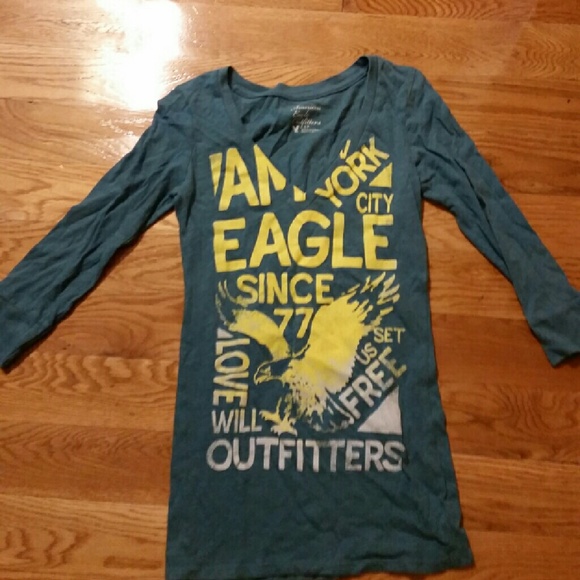 American Eagle 3 / 4 length sleeve - Picture 1 of 2