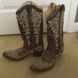 Wedding Lace Cowboy Boots