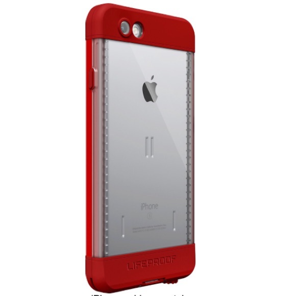 Lifeproof Nuud Case for iPhone 6 in red