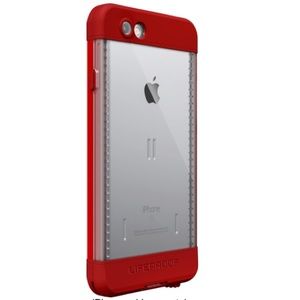 Lifeproof Nuud Case for iPhone 6 in red