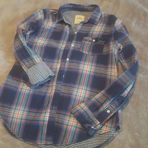 Plaid long sleeve shirt
