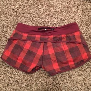 Lululemon athletica 4 way speed shorts
