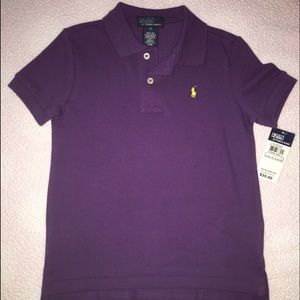 Boys size 5 purple Polo by Ralph Lauren. Brand NWT