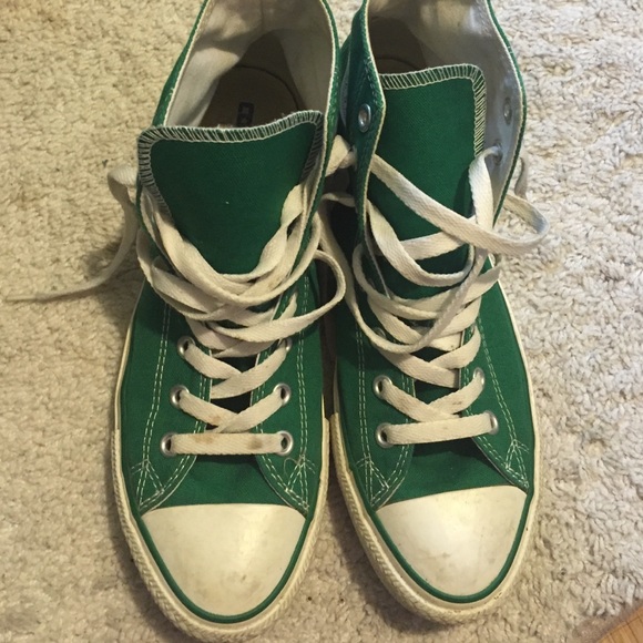 Green Chuck Taylors