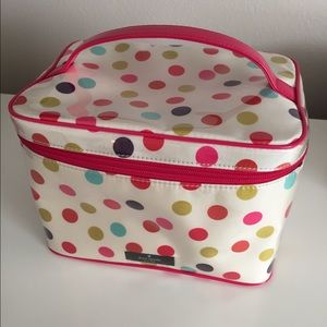 Kate spade polka dot Cosmetic case