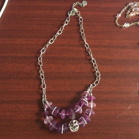 Purple necklace