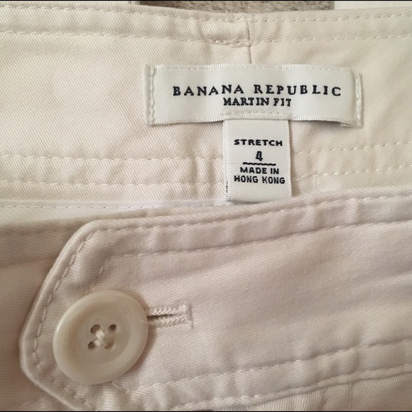 Banana Republic Beige Dress Cuff Pants, size 4 - Picture 4 of 4