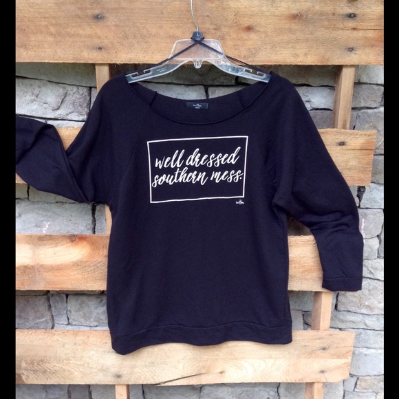 Off the shoulder lightweight sweater