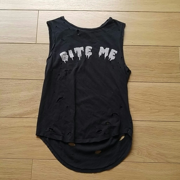 Brandy melville bite me tank top