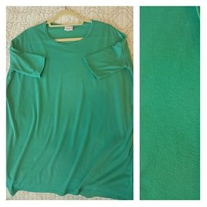 Lularoe XXS Irma, turquoise, GUC