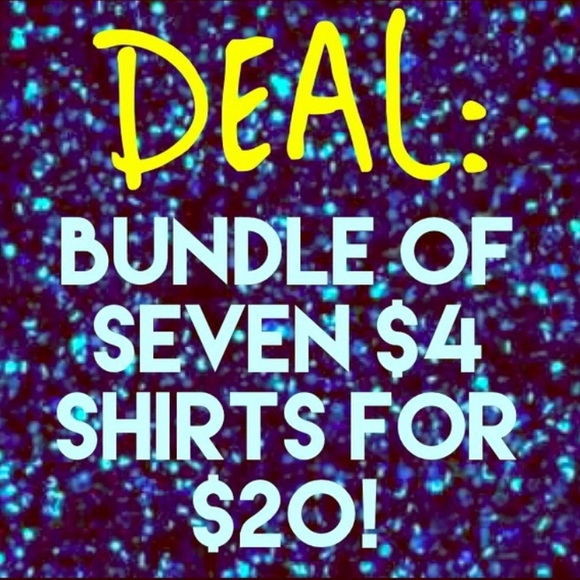 DEAL OF ANY $4 shirts!🎀