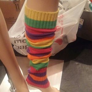 Pair of fun colored leg warmers!