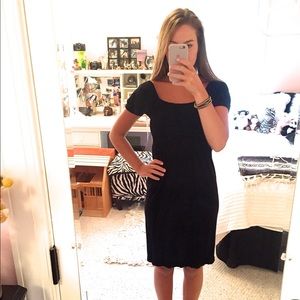 Simple black dress