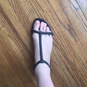 H&M black sandals size 40/US 8.5