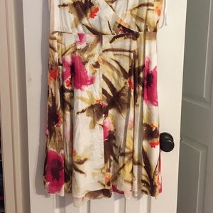 Talbots Dresses - Talbots watercolor print stretch dress 12 PETITE Talbots Dresses - Talbots watercolor print stretch dress 12 PETITE