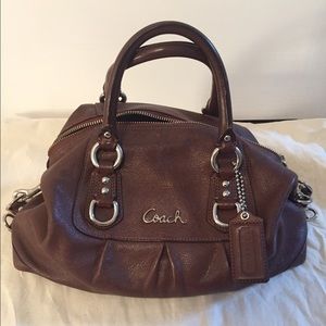 Ashley Leather Coach Satchel