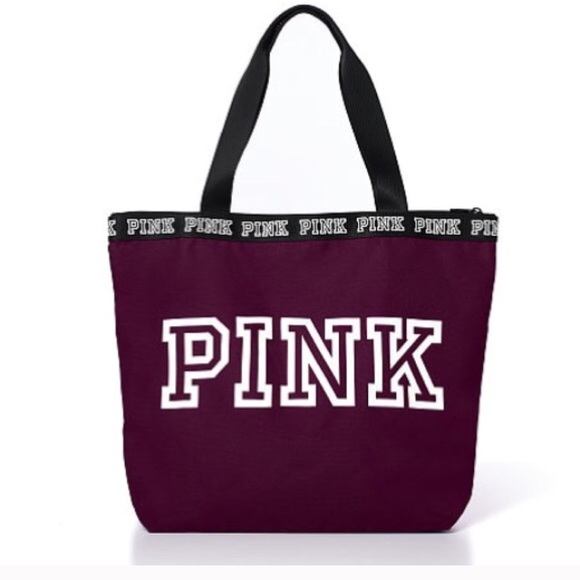 Victoria Secret Burgundy Tote