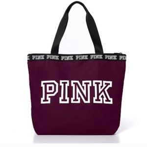 Victoria Secret Burgundy Tote