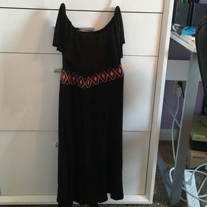 Black Strapless Dress