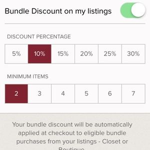 Just changed my bundle discount!! Bundle and save!