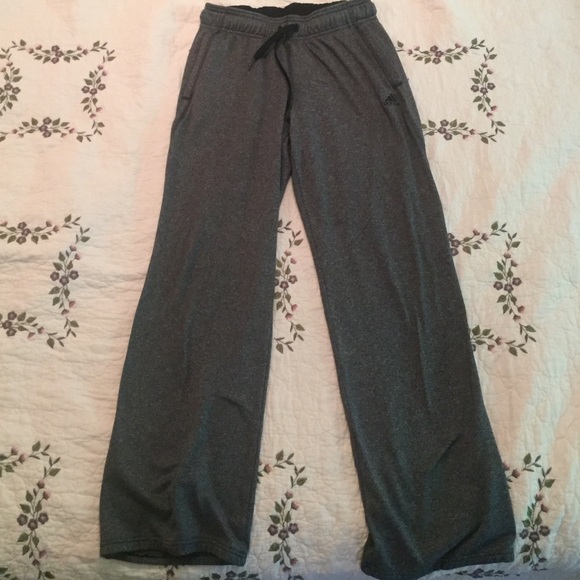 Dark gray Adidas Climawarm sweat pants