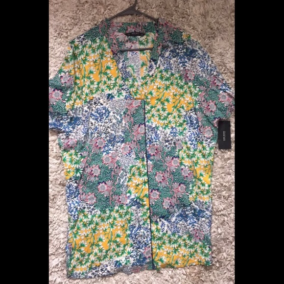 Zara floral printed tunic dress