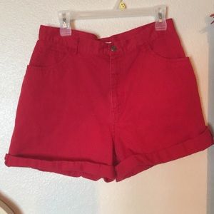High waisted shorts