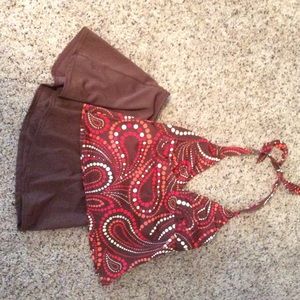 Jantzen Tankini and Skirt Size 12