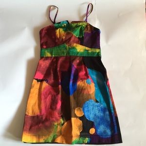 Colorful mini dress