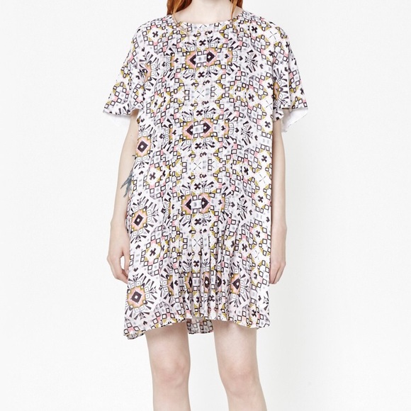 French connection flirty mosaic dress!!