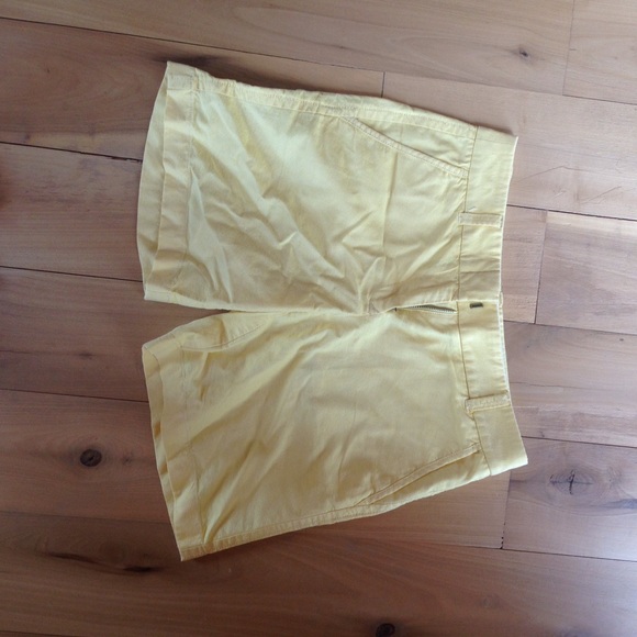 BRAND NEW J.crew yellow shorts