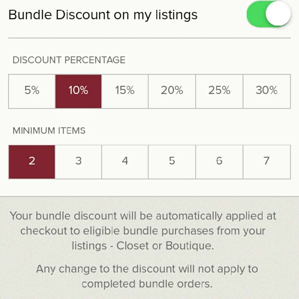 Bundle and save 10% off 2 items