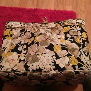 Vera Bradley yellow and black tote