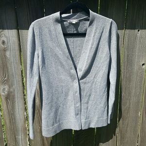 Gap Grey Wool Cardigan Sweater